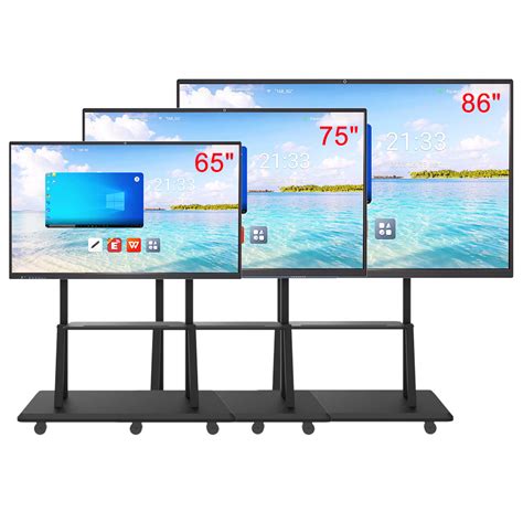 32 Inch Digital Whiteboard 4k Display 43 50 55 Inch Interactive Flat