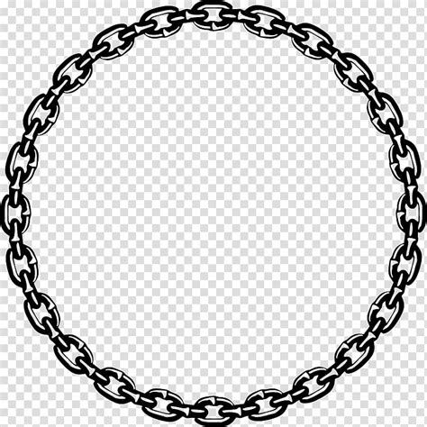 Black Chain Frame Illustration Chain Chains Transparent Background