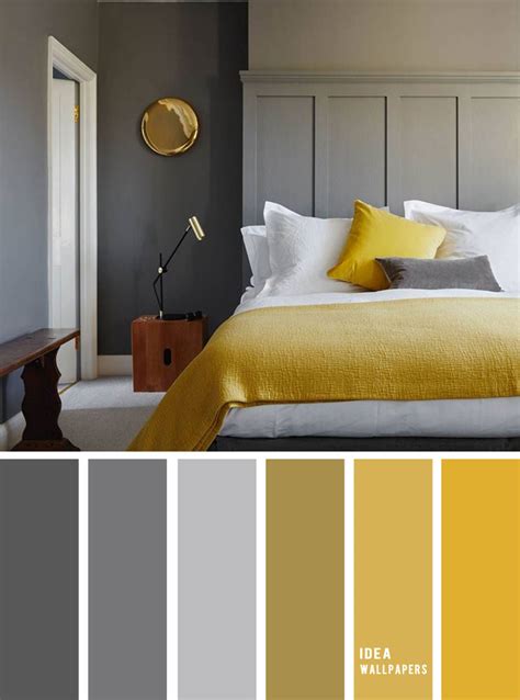 25 Best Color Schemes For Your Bedroom Blue Grey Mustard Idea