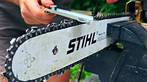 How To Sharpen A Chainsaw Chain Backyard Mike