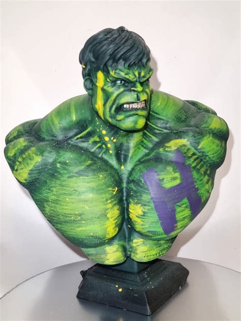 Hulk 3d Print Bust | Etsy