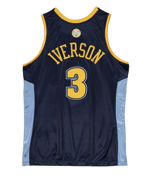 Official Denver Nuggets Allen Iverson 2006-07 Home Authentic Jersey at ...