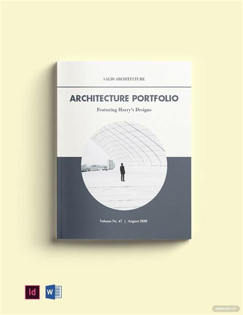 Architecture Portfolio Lookbook Template In Indesign Ms Word