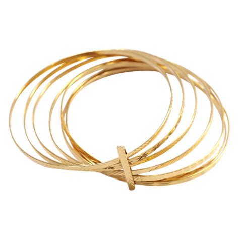 Bracelet Semainier Vintage En Or 18k Bracelet Antikeo