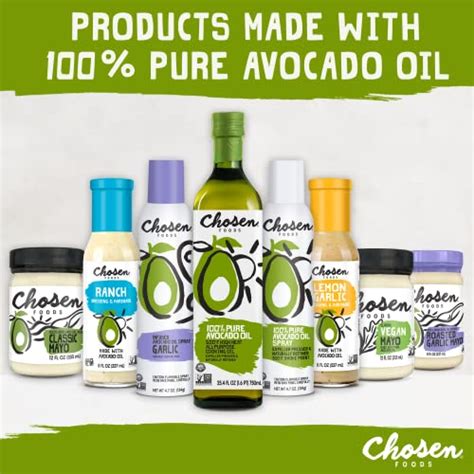 Chosen Foods Avocado Oil Based Classic Mayonnaise Gluten Dairy