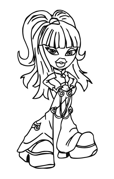 Bratz Coloring For Kids The Bratz Coloring Pages For Kids