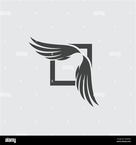 Wing Bird Logo Template Vector Stock Vector Image And Art Alamy