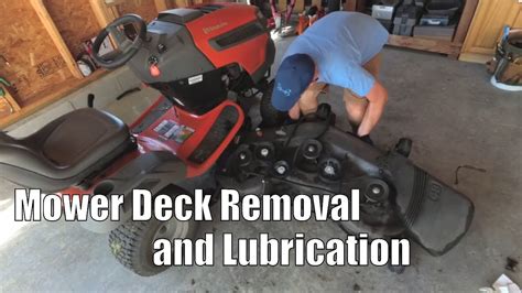 How To Remove Mower Deck On A Husqvarna Yth Tractor