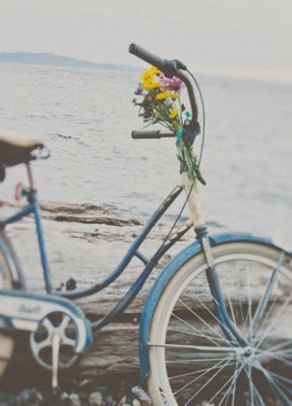 Playful Intimate Beach Bicycles Swings Engagement Shoot Bike