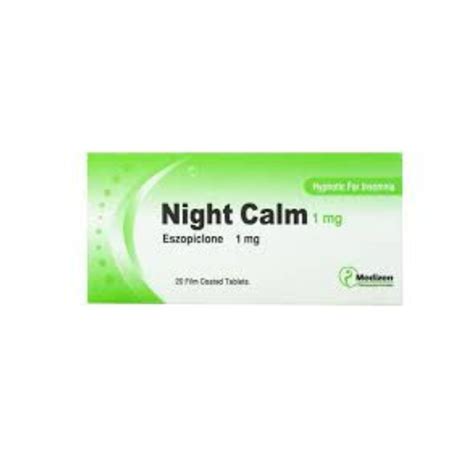 Night Calm 1mg 30tab Tay Pharmacies