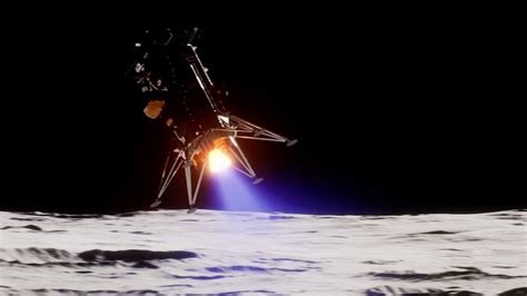 Touchdown Intuitive Machines Odysseus Lander Makes Historic Moon