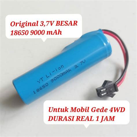 Jual Baterai Mobil Remot RC Batre Tunggal 3 7V Batere Cadangan Remote