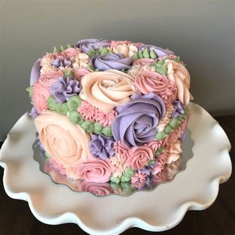 Buttercream Flowers Cake Designs - Design Corral