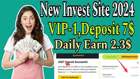 New Invest Site Vip Deposit Daily Earn