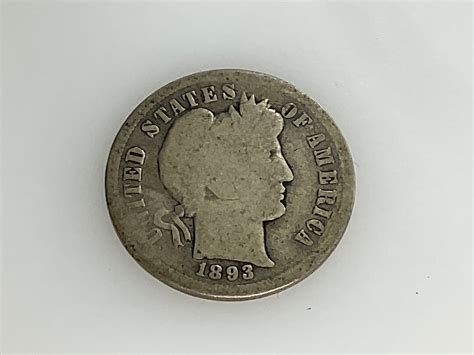 1893-S Seated Liberty One Dime Coin Money Used - Etsy