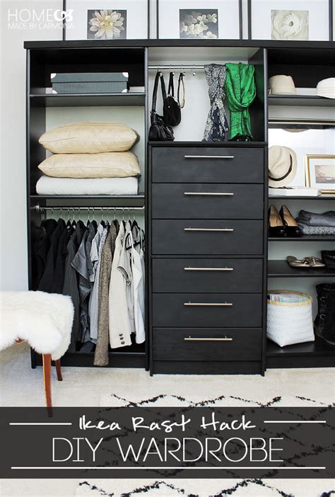 9 Cool And Easy Diy Ikea Hacks For Your Closet Shelterness