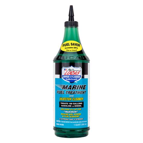 Lucas Oil Fuel Additive, Marine Fuel Treatment, Injector Cleaner, 1 Quart