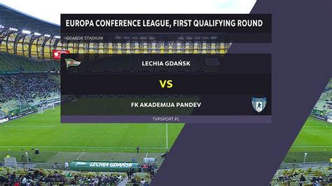 FUTBOL UECL 22 23 Qualifiers Lechia Gdańsk vs Akademija Pandev