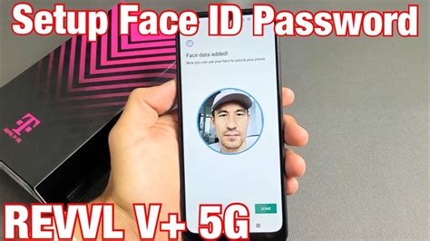 T Mobile REVVL V 5G How To Setup Face ID Password Unlock YouTube