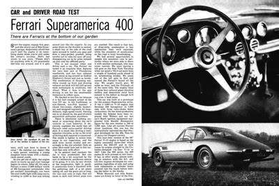 CD April 1963 - Ferrari Superamerica 400 ...