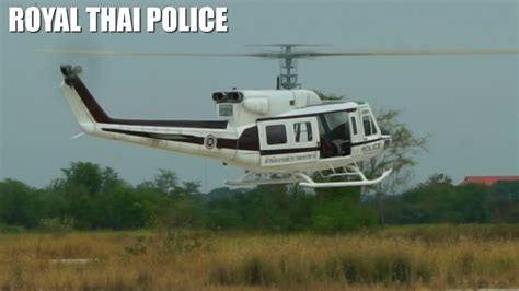 Bell 212 Big Size Rc Helicopter Scale Model Royal Thai Policevery Big