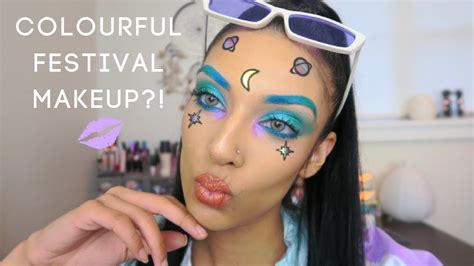 Colourful Festival Makeup Tutorial Rowi Singh Youtube