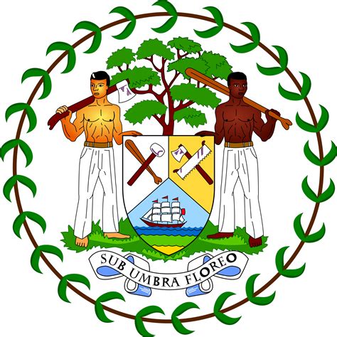 The official Emblem of the belize