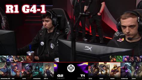 G2 Vs T1 Game 1 Round 1 Lol Msi 2024 Main Stage G2 Esports Vs T1