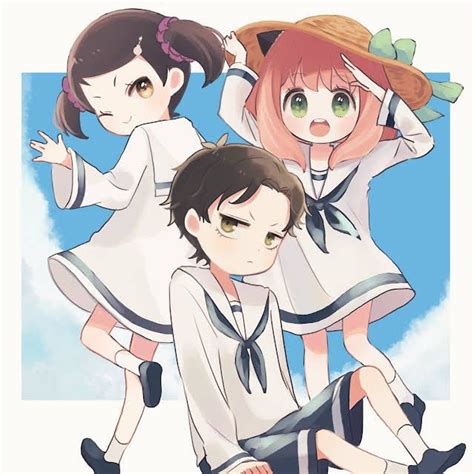 2D Tộc Anime YouTube Anime family Cute anime character Family art