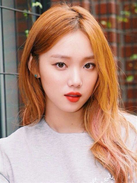 Lee Sun Kyung Bright Orange Hair Lee Sung Lee Sung Kyung