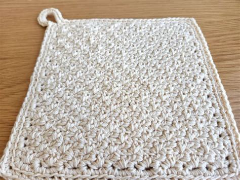 C C Crochet Farmhouse Hot Pad Pattern Free Made By Gootie