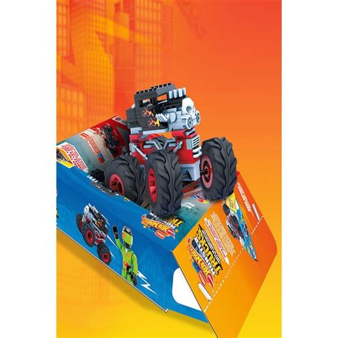 Set De Constructie Monster Trucks Hot Wheels Tiger Shark Multicolora X Cm EMAG Ro