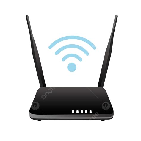 Koneksi Data Internet Vektor Router Wifi Jaringan Png Dan Vektor