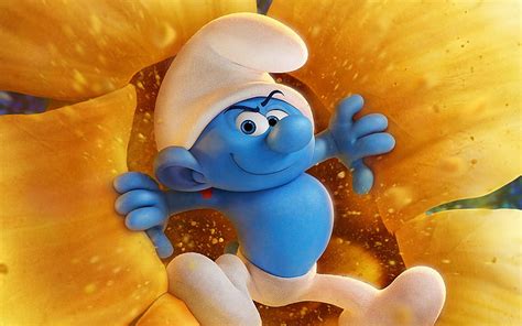 Smurfs The Lost Village 2017 Poster Smurfs Movie Yellow Hefty