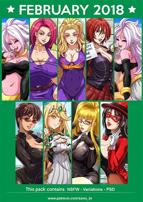 February Content 2018 PACK By Sano BR Hentai Foundry