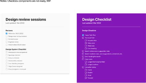 Design Checklist Figma