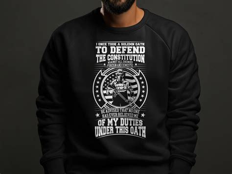 I Once Took A Solemn Oath To Defend The Constitution T Shirt American