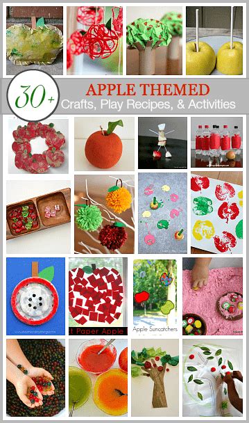 30 Apple Crafts, Play Recipes, and Activities for Kids - Buggy and Buddy