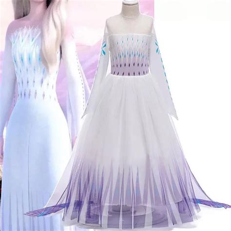 Party Princess Elsa Costume For Girls Snow Queen Cosplay Party Elsa