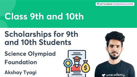 Scholarships For Th And Th Students Science Olympiad Foundation