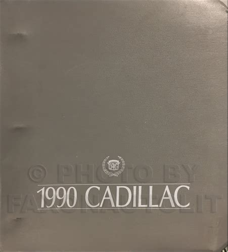 1990 Cadillac Exterior Paint Color Sales Brochure Deville Fleetwood