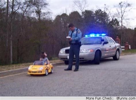 Cop Pulls Over A Kid Funny Kids Hysterically Funny Cops Humor