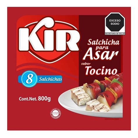 Salchicha Kir Para Asar Sabor Tocino 800 G Walmart