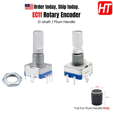 [1pc] Ec11 Rotary Encoder With Push Button Digital Potentiometer With Switch Shopee Malaysia