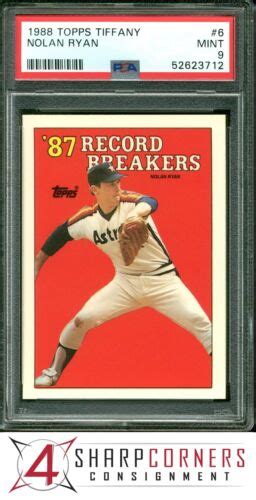 Topps Tiffany Nolan Ryan Astros Hof Psa Ebay