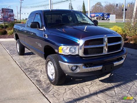 2005 Patriot Blue Pearl Dodge Ram 2500 Big Horn Quad Cab 4x4 21243643