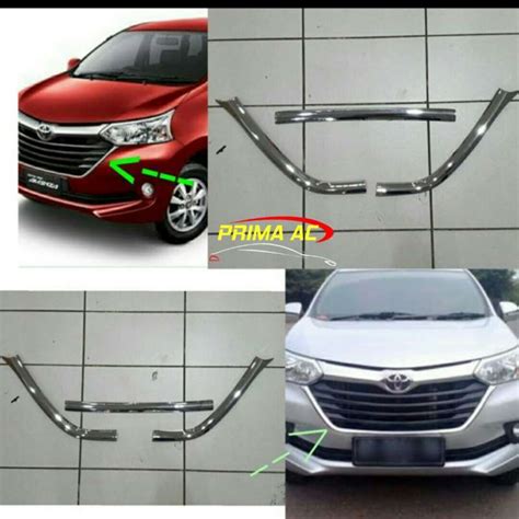 Jual List LIS GRILL Grille BUMPER DEPAN Bawah TOYOTA GRAND NEW AVANZA