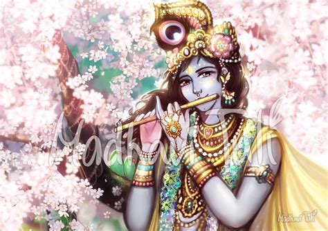 HD File Shri Krishna Playing Flute High Quality Wallpaper - Etsy