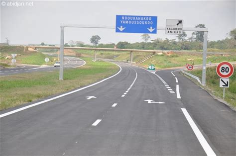 Infrastructures Les Travaux Des Autoroutes Abidjan San Pedro Et