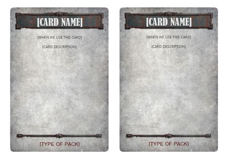 Necromunda Tactics Card Template Tabletop Campaign Repository